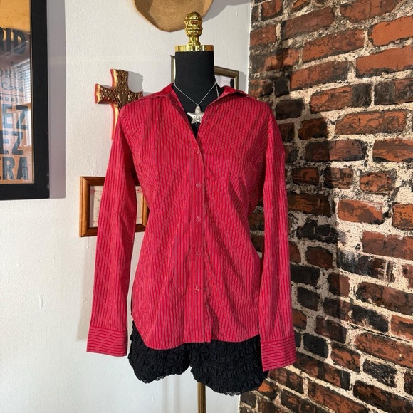 Striped Button Up - Picture 2 of 7